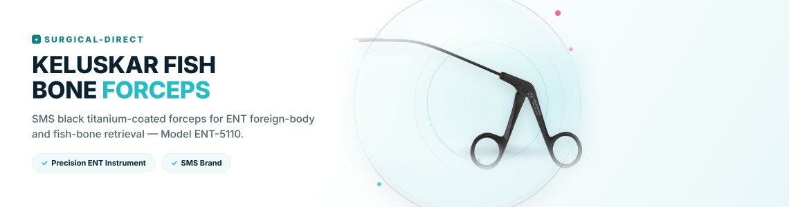 Keluskar Fish Bone Forceps (SMS): A Precision ENT Instrument for Foreign Body Removal