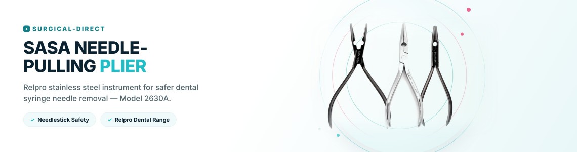Sasa Needle-Pulling Plier (Relpro): Safer Needle Removal for Dental Clinics