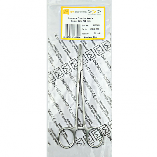 Lawrence Fine Jaw Needle Holder, 15 cm