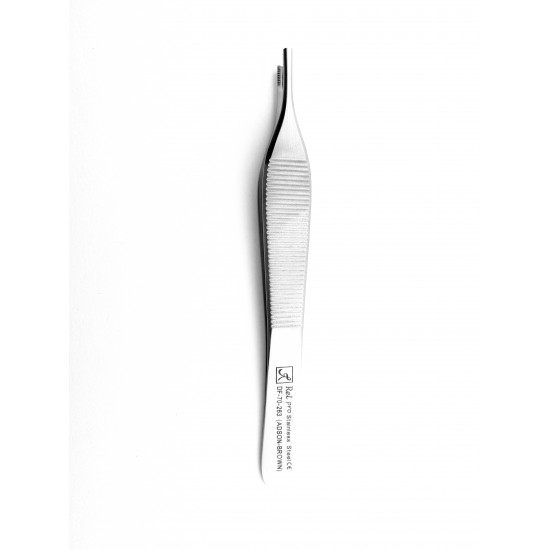 Adson Brown Tissue Forceps 9x9 Teeth 120 mm