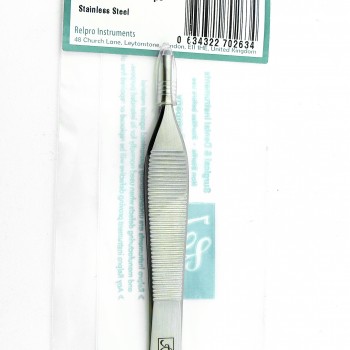 Adson Brown Tissue Forceps 9x9 Teeth 120 mm