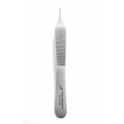 Adson Delicate Tissue Forceps Fine (1×2 Teeth) Straight 12 cm