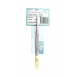 Standard Dissecting Forceps 1x2 teeth 14.5 cm Tungsten Carbide TC