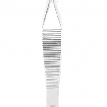 Adson Brown Tissue Forceps 9X9 Teeth 12 cm