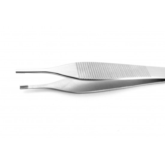Adson Brown Tissue Forceps 9X9 Teeth 12 cm