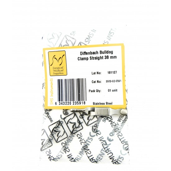 Diffenbach Bulldog Clamp Straight 38 mm