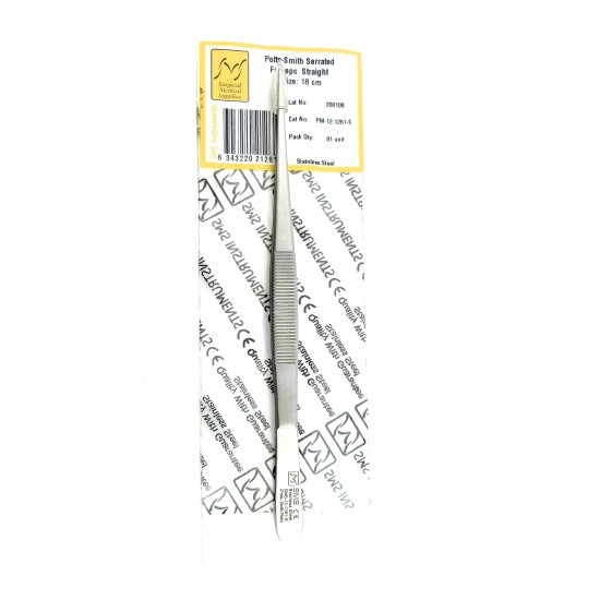 Potts-Smith Serrated Forceps Straight 18 cm
