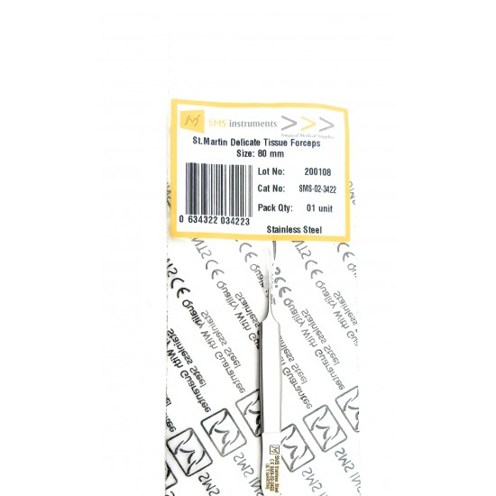 ST. Martin Delicate Tissue Forceps 80 mm