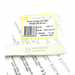 Standard Dissecting Thump Forceps Straight Serrated 45 cm