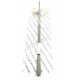Standard Tissue Forceps Straight (1x2 teeth) 30 cm