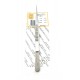 Debakey Atraumata Forceps Jaws 1 pt 5 mm 200 mm