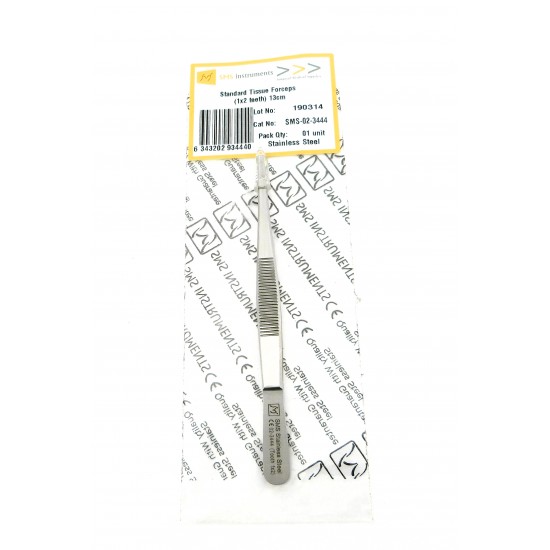 Standard Tissue Forceps 1x2 teeth 13 cm
