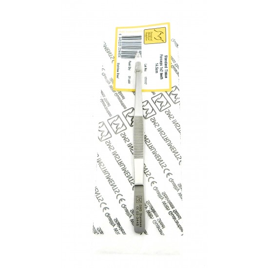Standard Tissue Forceps 1x2 teeth 14.5 cm