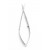 Castroviejo Spring Corneal Scissors Straight 100 mm