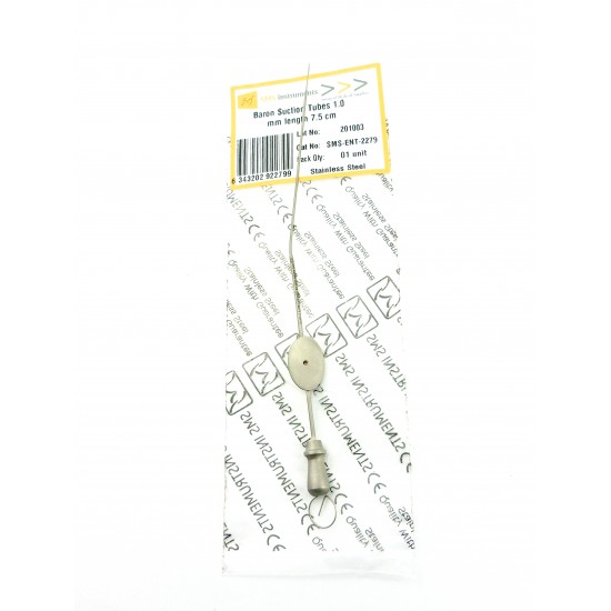 Baron Suction Tubes 1.0 mm length 7.5 cm