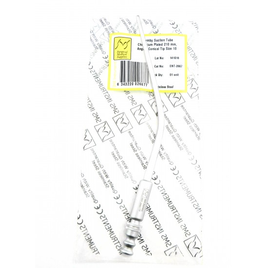 Formby Suction Tube Chromium Plated 210 mm