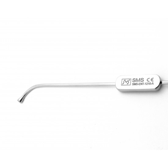 J Sucker Eicken Suction Short Curved 12.5 cm Diam 2.5 mm