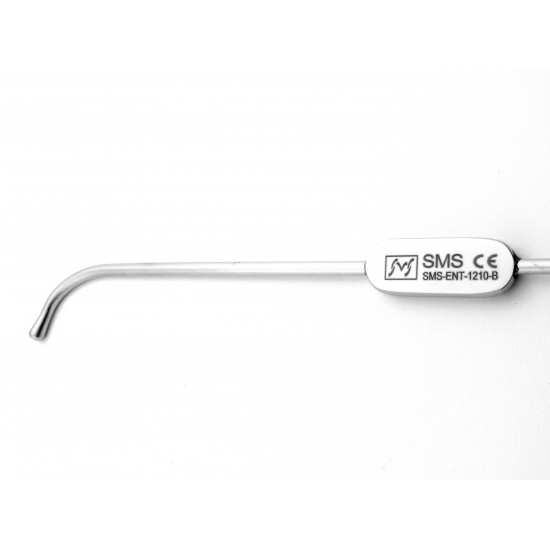 J Sucker Eicken Suction Short Curved 12.5 cm Diam 3 mm