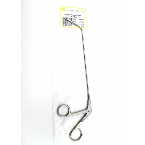 Laryngeal Forceps Straight 17 cm