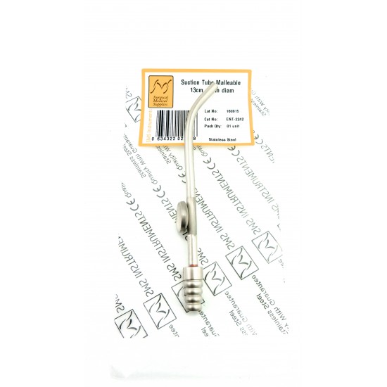 Suction Tube Malleable 13 cm diam 4 mm