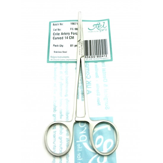Crile Artery Forcep Curved 14 cm