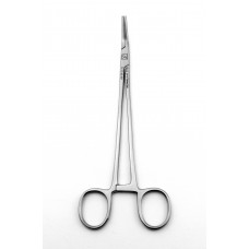 Hysterectomy Forceps Angled Flat 1x2 teeth 19.5 cm