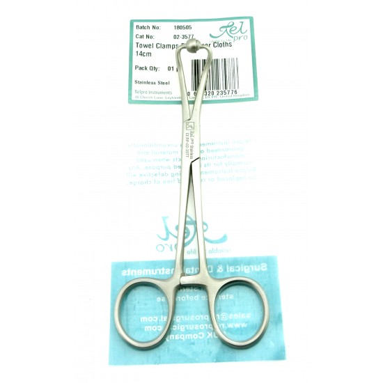 Towel Clamps for Paper Cloth 14 cm