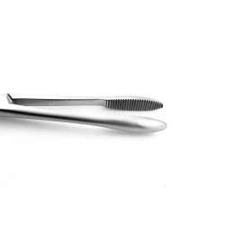 Cheron Sponge Holding Forceps Straight Serrated 24 cm