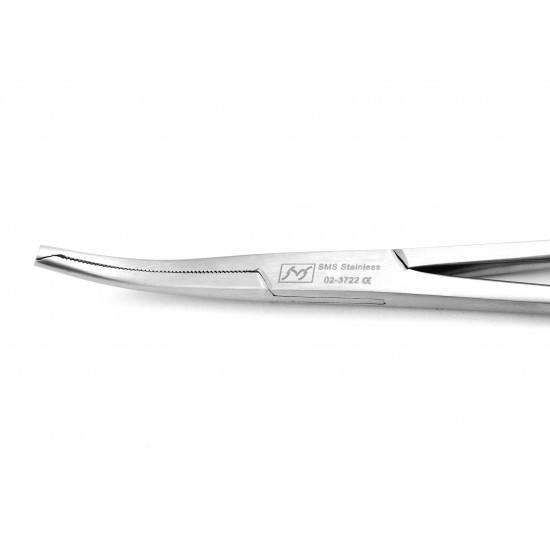Kocher Haemostatic Forceps Curved (1x2 teeth) 14 cm