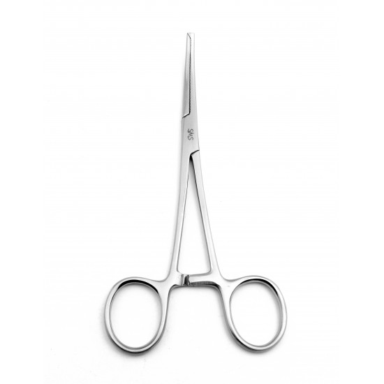 Kocher Ochsner Haemostatic Forceps Curved 1x2 teeth 16 cm