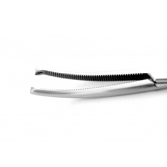 Kocher Ochsner Haemostatic Forceps Curved 1x2 teeth 16 cm