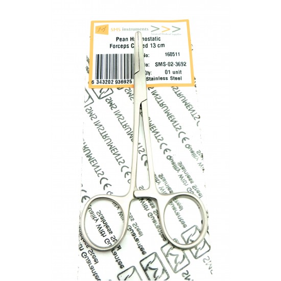 Pean Haemostatic Forceps Curved 13 cm