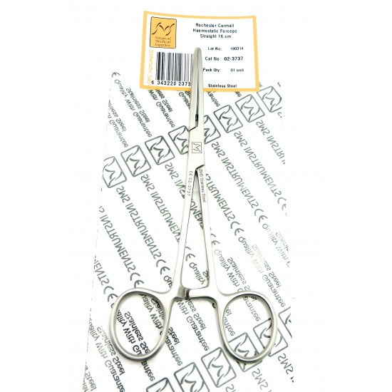 Rochester Carmalt Haemostatic Forceps Straight 16 cm