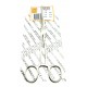Rochester Pean Haemostatic Forceps Serrated Curved 18.5 cm
