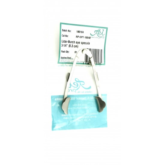 LISTER BURCH EYE SPECULUM 80 MM