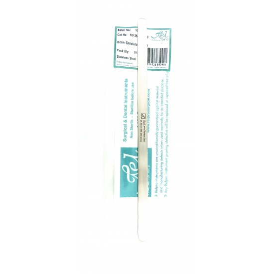 Davis Malleable Brain Spatula 12 mm, 250 mm