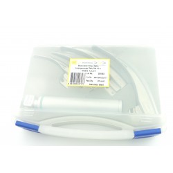 Macintosh Fiber Optic Laryngoscope Sets Set of 4 blades 1,2,3,4