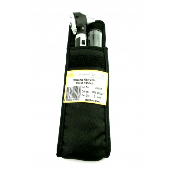 Otoscope Fiber Optic Plastic Body with pouch