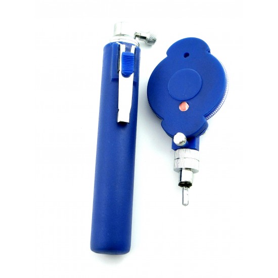 Ophthalmoscope Set Black Plastic Body