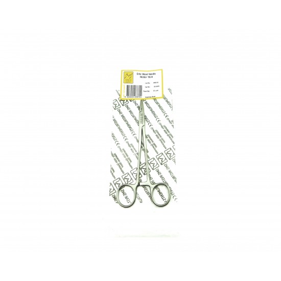 Crile Wood Needle Holder Straight Heavy Pattern 15 cm