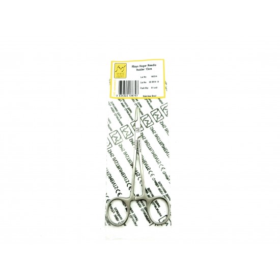 Mayo Hegar Needle Holder Cross Serrated Straight 13 cm