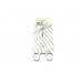 Mayo Hegar Needle Holder Cross Serrated Curved 18 cm Mayo Hegar Needle Holder Cross Serrated Curved 18 cm
