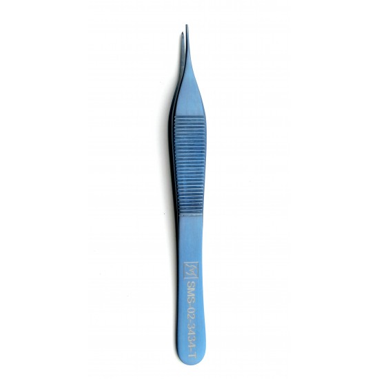 Adson Fixation Forceps 1x2 teeth Titanium 125 mm