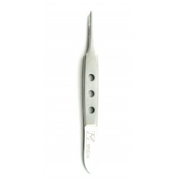 Bishop Harmon Dressing Forceps Criss Cross Serrated Tips 8.5 cm