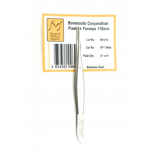 Bonaccolto Conjunctival Fixation Forceps 110 mm
