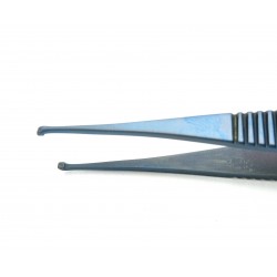 Cilia Forceps Platform 1x3mm Titanium 85 mm