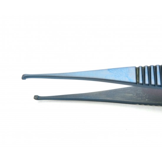 Cilia Forceps Platform 1x3mm Titanium 85 mm