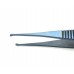 Cilia Forceps Platform 1x3mm Titanium 85 mm