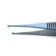 Cilia Forceps Platform 1x3mm Titanium 85 mm