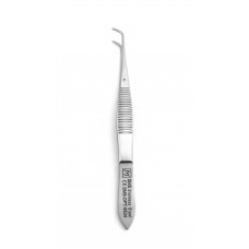 Eye Dressing Forceps strong curved 10 cm